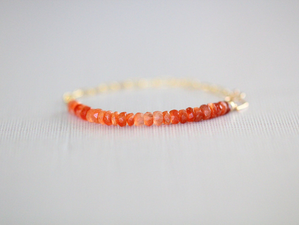 Cara Beaded Bracelet - Sunstone