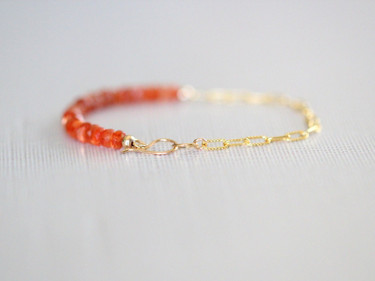 Cara Beaded Bracelet - Sunstone