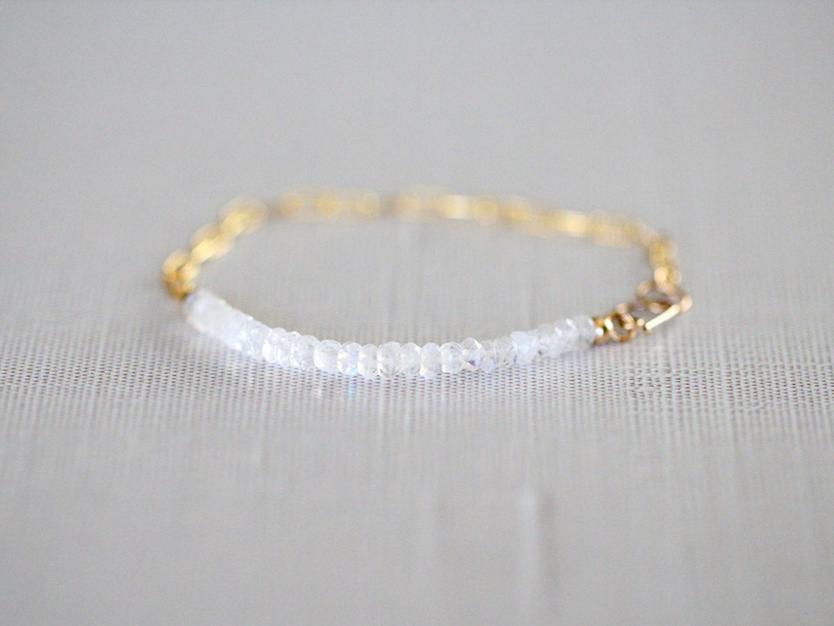 Cara Beaded Bracelet - Moonstone